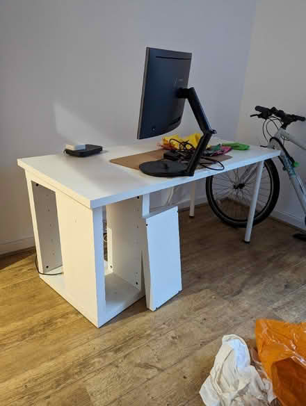 Photo of free IKEA large office desk (Lordship Lane, London SE22) #1