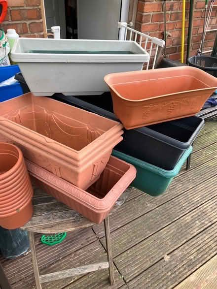 Photo of free Plant pots tubs and planters (Kirk Hallam Ilkeston DE7) #1