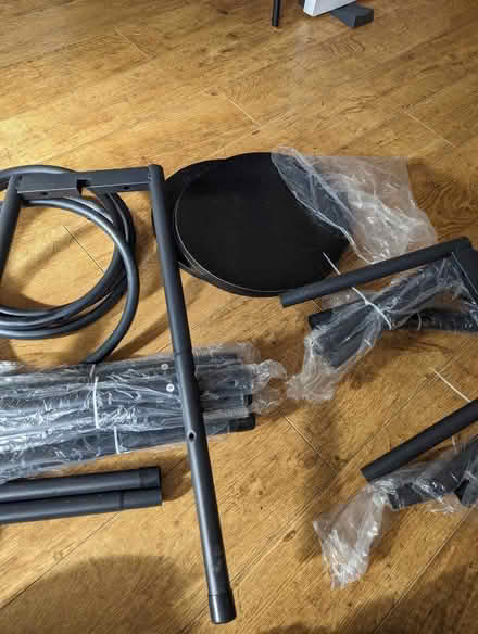 Photo of free 4 black bar stools, brand new (Intake S12) #1