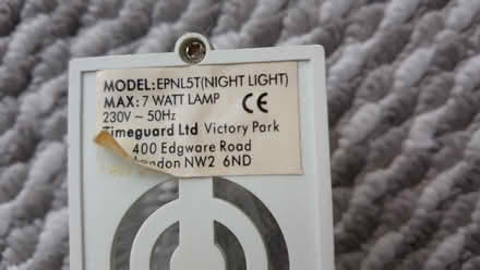 Photo of free Dusk to dawn nightlight (Merton Rise RG24) #2