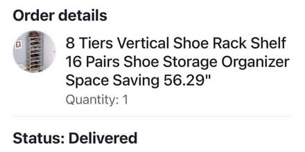 Photo of free Shoe rack (Ballenger creek, Frederick, MD) #3