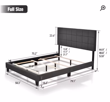 Photo of free Full Size Bed (JC Heights) #2