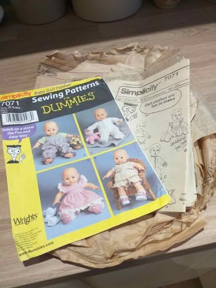 Photo of free Simplicity pattern for dolls clothes (AB10) #1