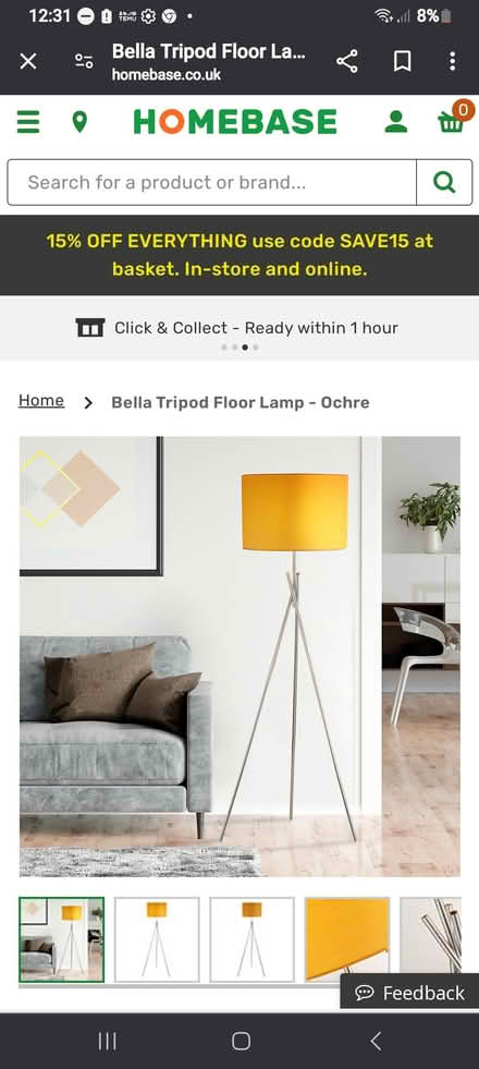 Photo of free Floor lamp (Senacre) #1