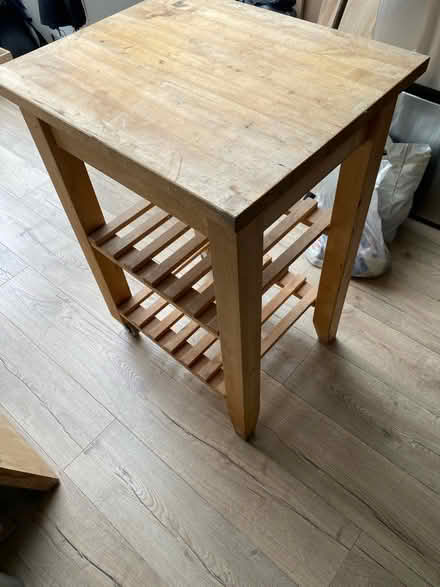 Photo of free Table with two wheels (SW18) #1