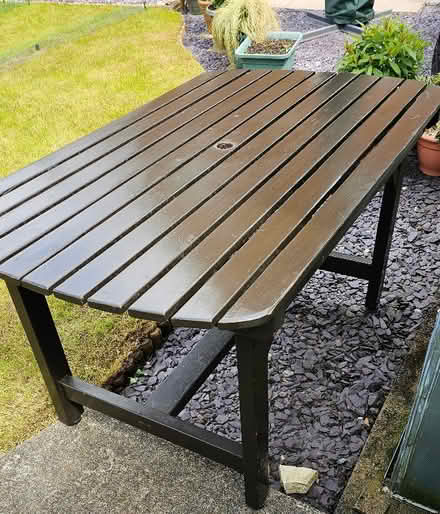 Photo of free Wooden Garden Table (Freshbrook SN5) #1