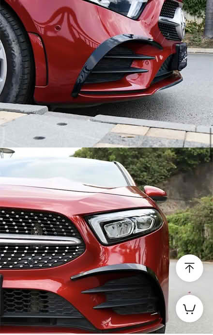 Photo of free Car Front Canards Apron (CR2) #3