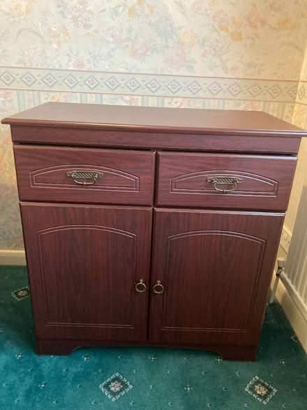Photo of free Dark Wood Cupboard (Grays RM17) #1
