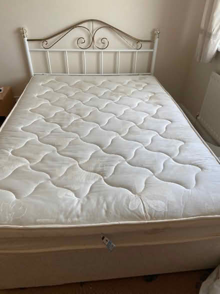 Photo of free Double Divan Bed, 4 drawers and mattress (Penrith CA11) #1