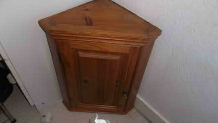 Photo of free Pine corner medicine cabinet (AB10) #1