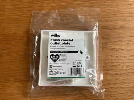 Photo of free Flush coaxial outlet plate (E17) #2