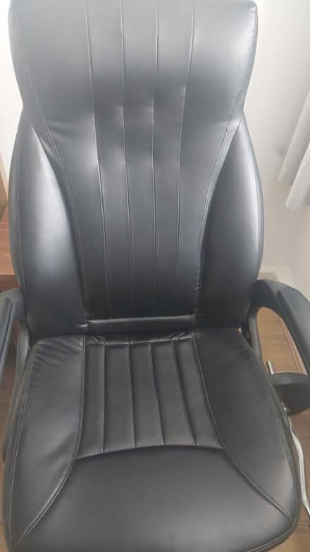 Photo of free Leather desk chair (WC1H) #2