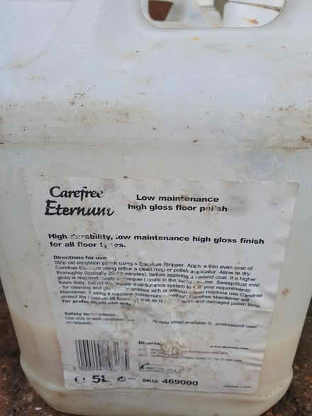 Photo of free Professional Floor polish &Stripper (WD25) #3