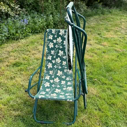 Photo of free Pair of folding garden recliners (Addlestone, Surrey) #3