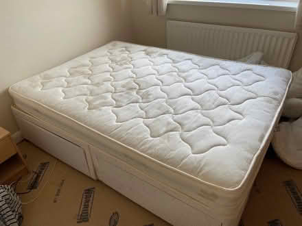 Photo of free Double Divan Bed, 4 drawers and mattress (Penrith CA11) #2
