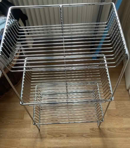 Photo of free 3-tier chrome storage rack (Kingston Bagpuize OX13) #1