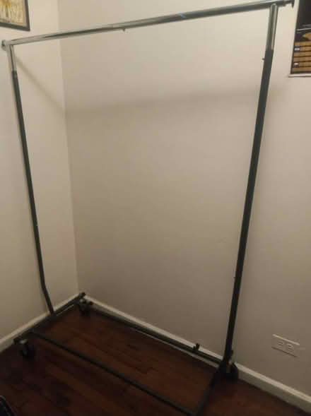 Photo of free Rolling Clothes Rack (Ditmars Park Brooklyn) #1