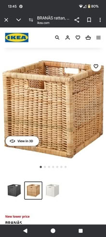 Photo of Cube Storage Baskets (any style) to fit IKEA KALLAX unit (Weston Park) #1