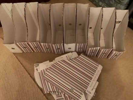 Photo of free Cardboard magazine files (City Point DE24) #1