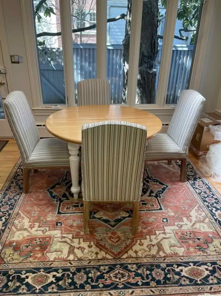Photo of free Four upholstered chairs (NW DC Friendship/Chevy Chase) #1