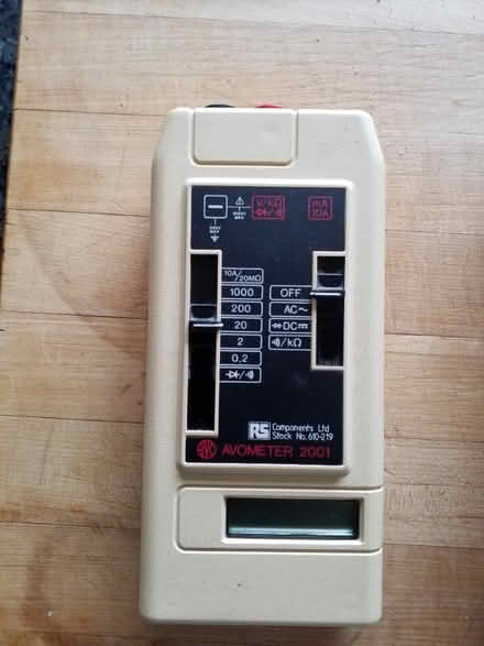 Photo of free Avometer 2001 (Chells Manor SG1) #1
