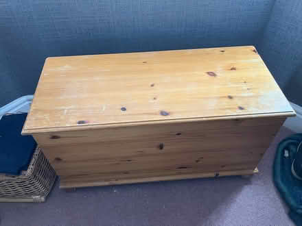 Photo of free Pine Ottoman Box / Trunk (Formby Village) #1