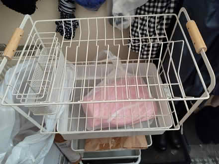 Photo of free Cream & Bamboo Two Tier Dish Drainer (East Dulwich SE22) #1