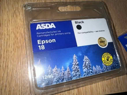 Photo of free Epson 18 black printer ink (S10) #1