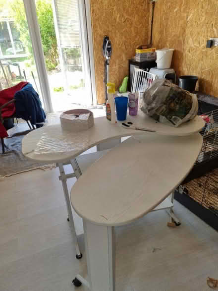 Photo of free White corner desk (Speke L24) #2