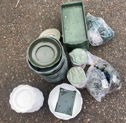 Photo of free Assorted Flower Arranging trays and saucers (Belle Vue SY3) #1