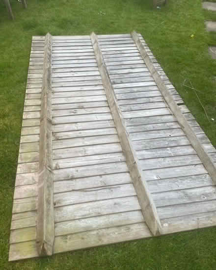 Photo of free Fence panel with arris rails. (Eversley RG40) #3