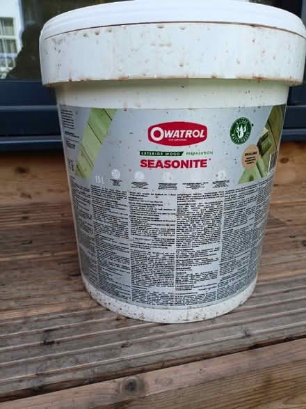 Photo of free Seasonite product for protecting new exterior wood (Chiswick W4) #1