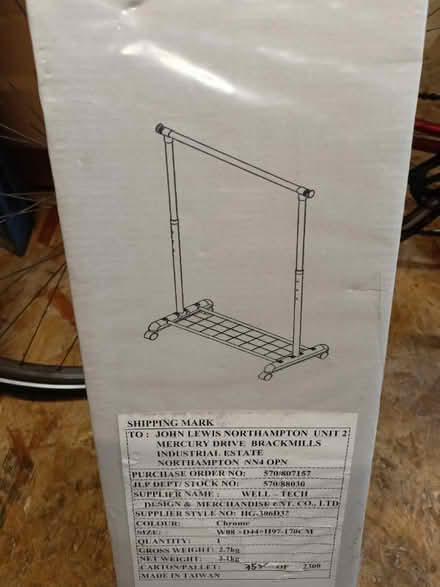 Photo of free Clothes rack (Chiswick W4) #1