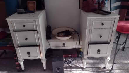 Photo of free Antique white dresser (American University, NW) #1
