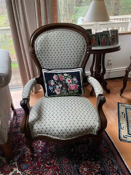 Photo of free Antique Setee & Arm Chair (West Concord) #1