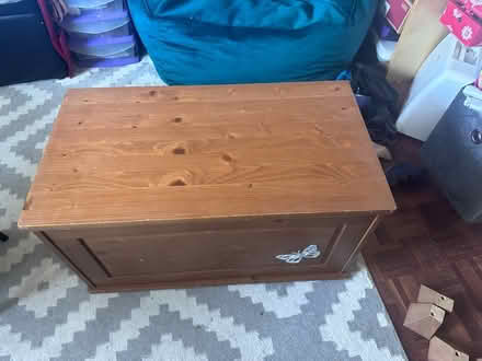 Photo of free Wooden toy box (Nr East Grinstead) #2