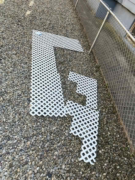 Photo of free White lattice (plastic) (Takoma, Washington DC) #1