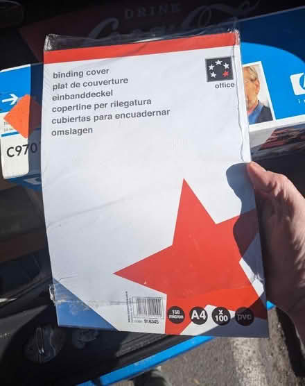 Photo of free Transparent binder covers (Duddingston, EH8) #1