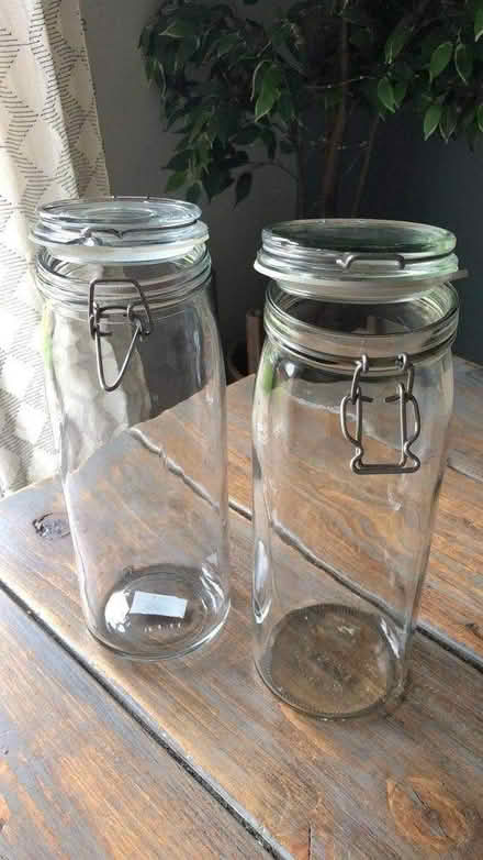 Photo of free Tall Glass Jars (Newport, TF10) #1