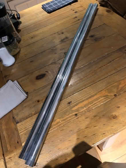 Photo of free Two metal wardrobe hanging rails (Whitton TW3) #1