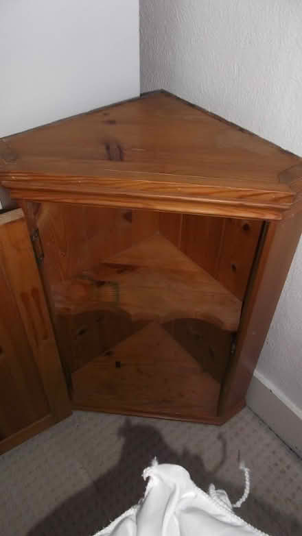 Photo of free Pine corner medicine cabinet (AB10) #2