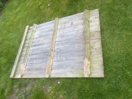 Photo of free Fence panel with arris rails. (Eversley RG40) #4