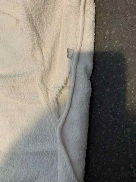 Photo of free 2x white baby towels with hoods (Bournville) #2