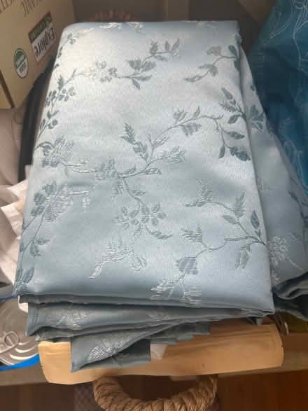 Photo of free Two beautiful Blue curtain panels (North Long Beach) #1