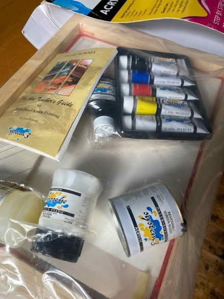 Photo of free Screen printing set (Prestwich M25) #3
