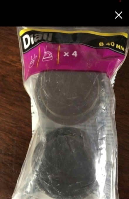 Photo of free 4 x castor cups, unused (Trowbridge BA14) #1