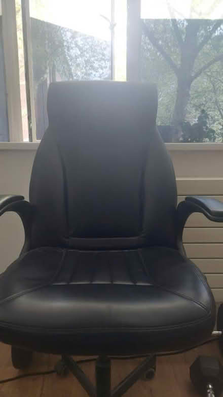 Photo of free Leather desk chair (WC1H) #1