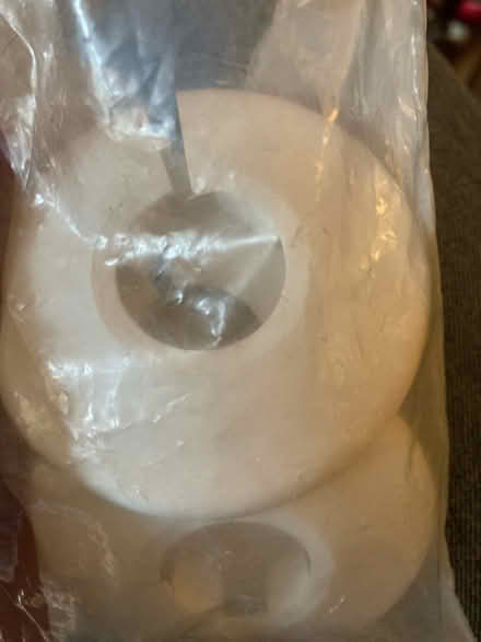 Photo of free Pipe collar (white) x5 new (22mm) (Wooburn Green, HP10) #1