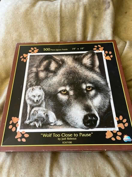 Photo of free 500-piece Wolf jigsaw puzzle (Santa Clara) #1