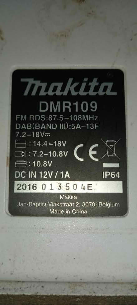 Photo of Makita battery and charger (Shepshed) #1